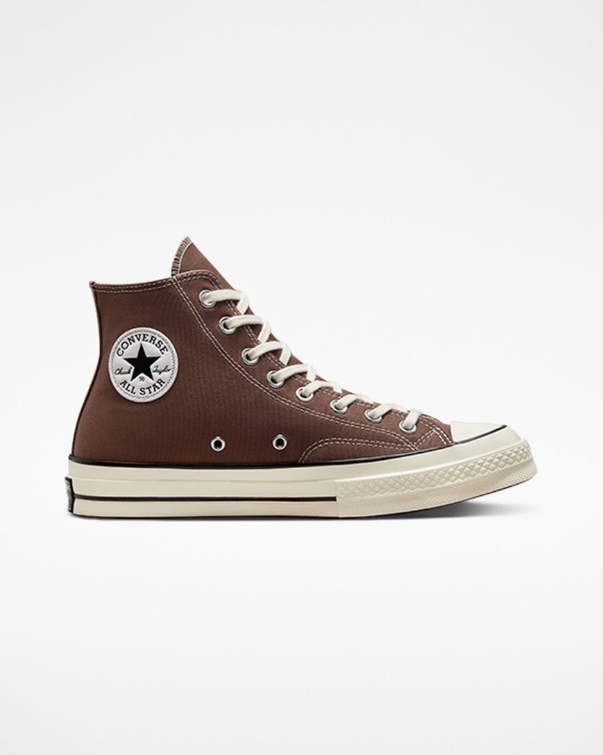 Pánské Boty Vysoké Converse Chuck 70 Vintage Platene Hnědé Černé | CZ 31YDN42